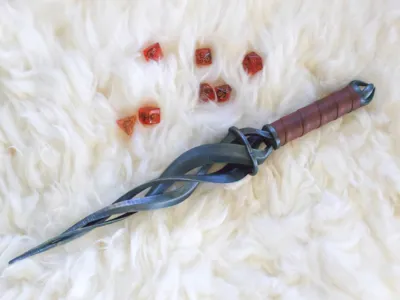 Twisted Ritual Dagger (Fantasy Prop)