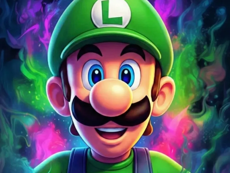 Nintendo Luigi HueForge Four-Color Set