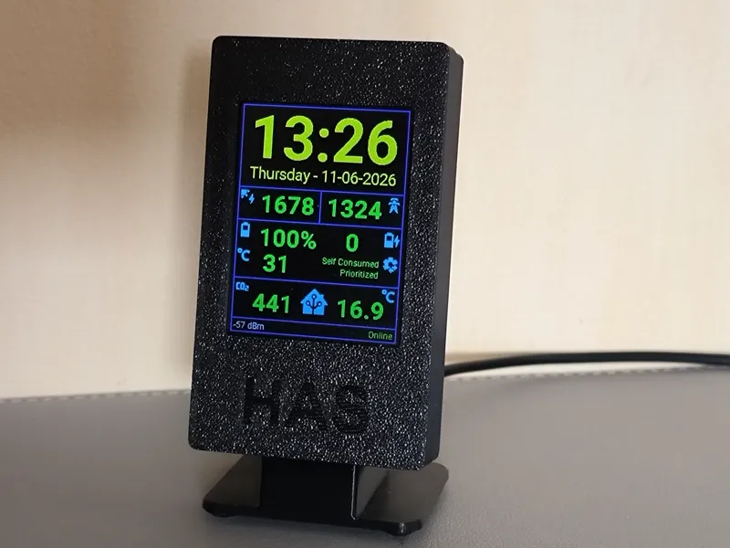ESPHome Energy Display - Home Assistant - ESP32
