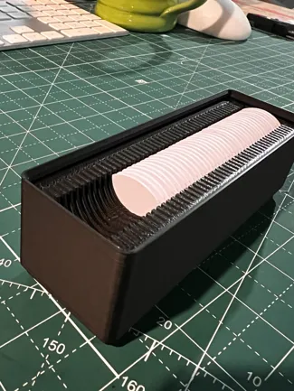 Gridfinity holder for 30mm NFC tags