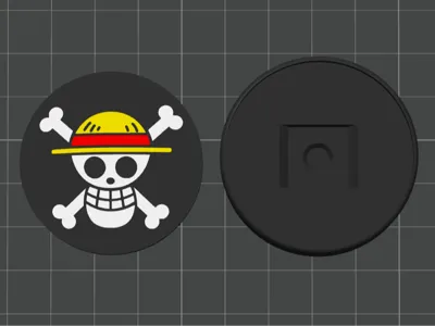 Luffy Pirate Flag One Piece Fidget Clicker
