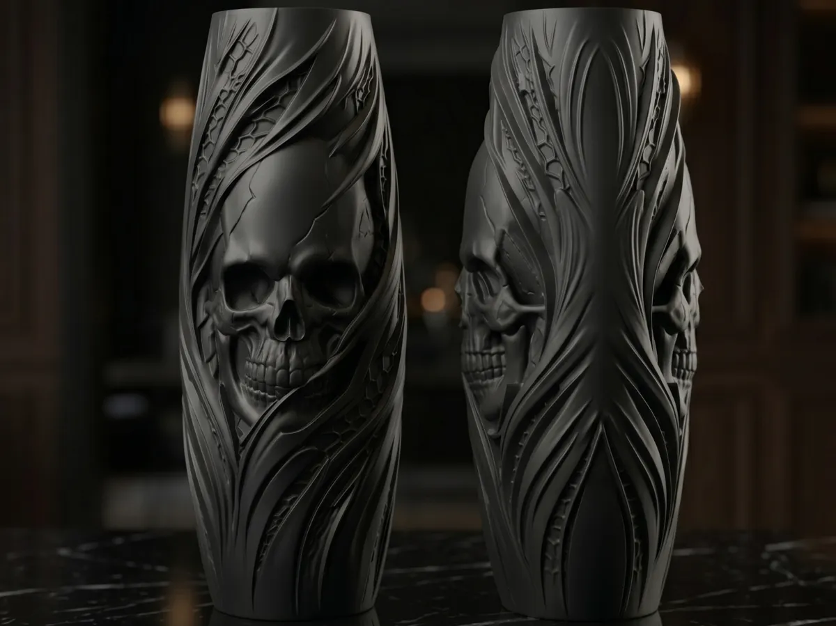 Vase tête de mort Soulreaper