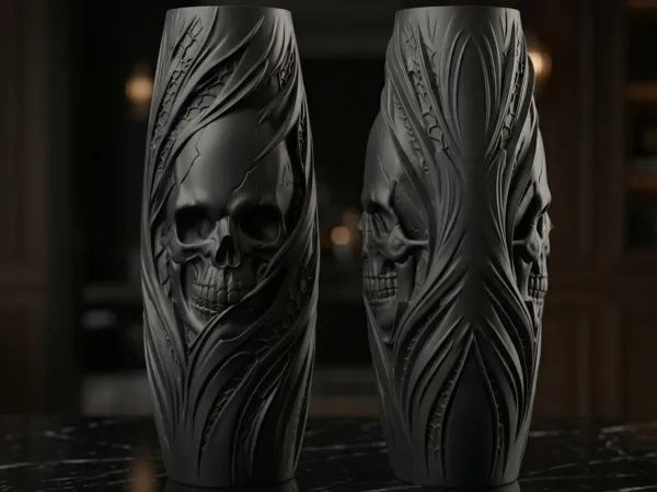 Vase tête de mort Soulreaper