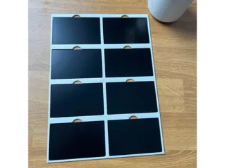 8 pcs metal business card jig  ACCELaser