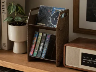 Decorative Cassette and Card Deck Holder