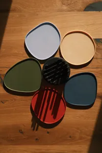 Organic Coasters - Ironing OFF