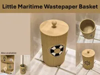 Kleiner maritimer Mülleimer