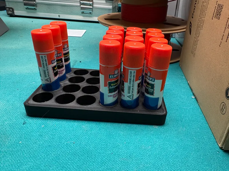 Super simple glue stick tray