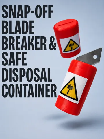 Caja o estuche: Snap-Off Blade Breaker & Safety Disposal Container — vista de referencia 2