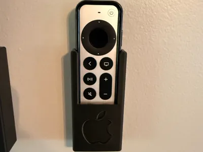 Apple TV remote Command Strip Wall Mount