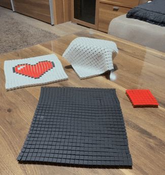 FABRIC FIDGET TOY / PIXEL ART CHAINMAIL