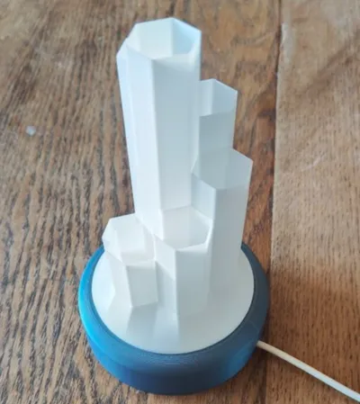 Hex Tower Lamp 