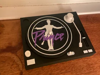 Prince Record Style Coaster