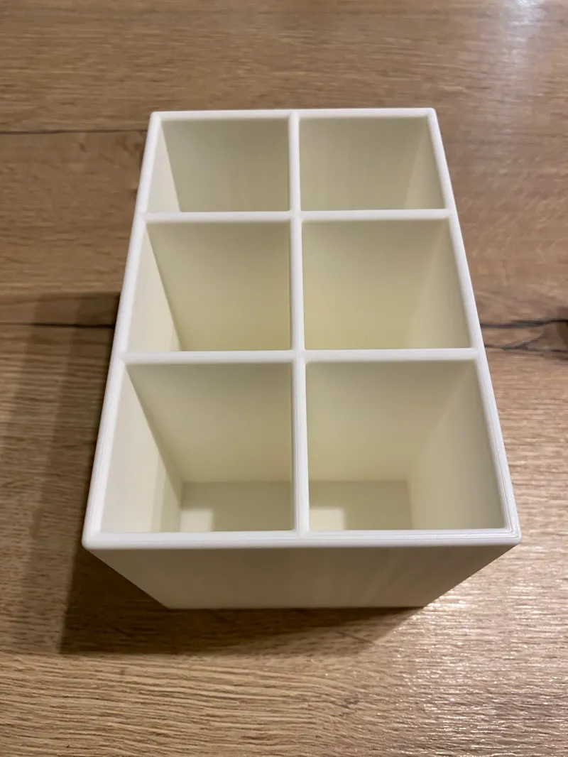 6 cases box for kitchen utensils or remotes for the home