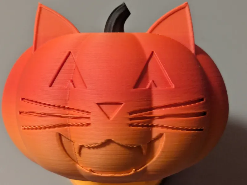 Small Cat Pumpkin 
