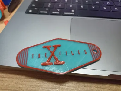The X-Files Motel Keychain