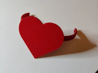 Valentinstag Herz FlaschenClip 49min 7g Filament