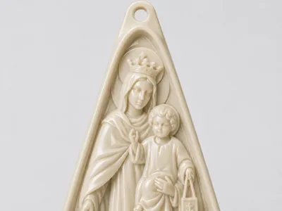 Our Lady of Mount Carmel Keychain