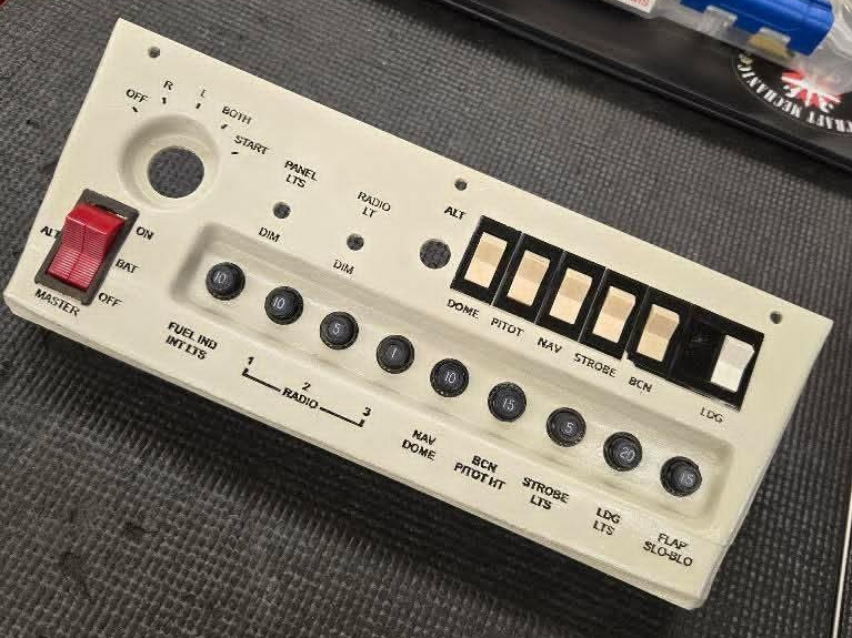 Cessna 150 Switch CB panel