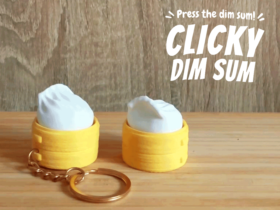 Clicky Dim Sum – Shrimp Dumpling Fidget Toy