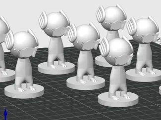 tony chopper one piece chess pawn x8