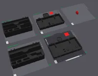 Version 2 - bigger slot for battery case (+1.5mm each side)
