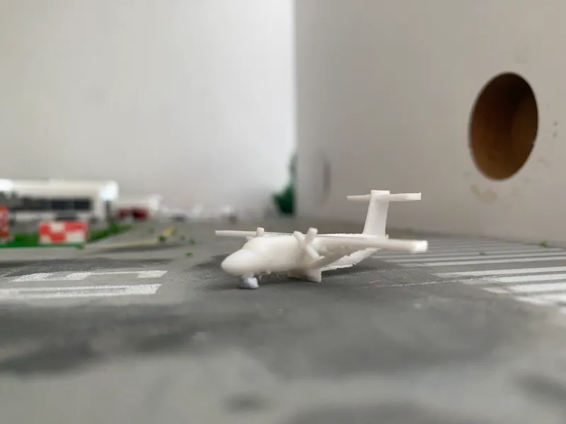 1:400 scale cessna 408 skycourier model