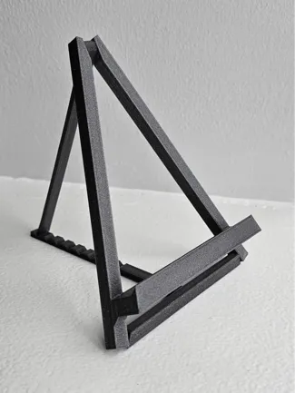 Adjustable foldable easel phone and tablet stand
