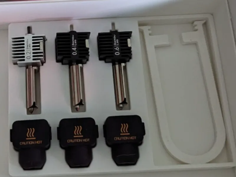 Hotend Nozzle Storage for Modular Drawer Bins