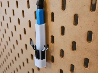 Ikea Skadis Deburring tool holder