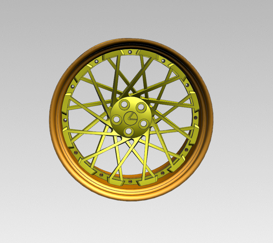 Miniatura 5 do modelo 3D 轮毂耳机支架