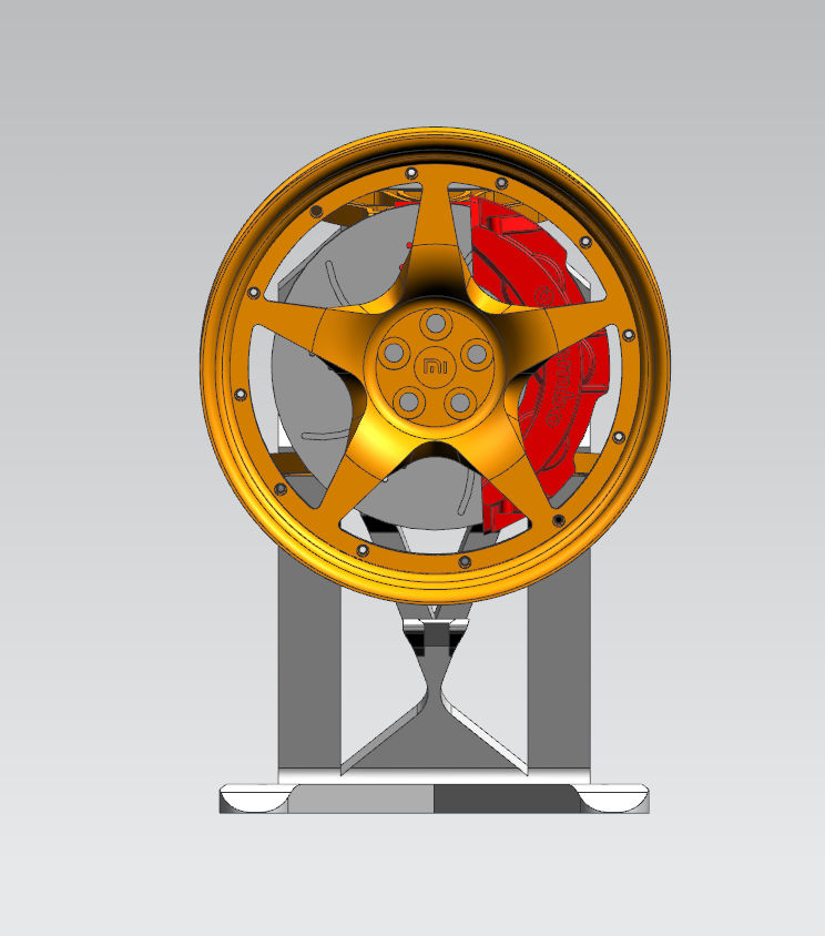 Miniatura 10 do modelo 3D 轮毂耳机支架
