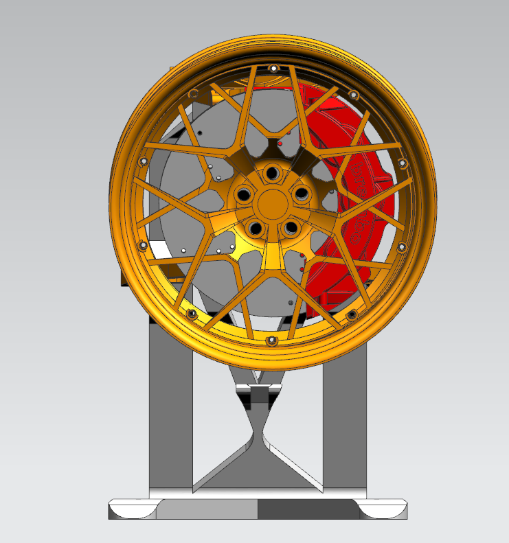 Miniatura 8 do modelo 3D 轮毂耳机支架