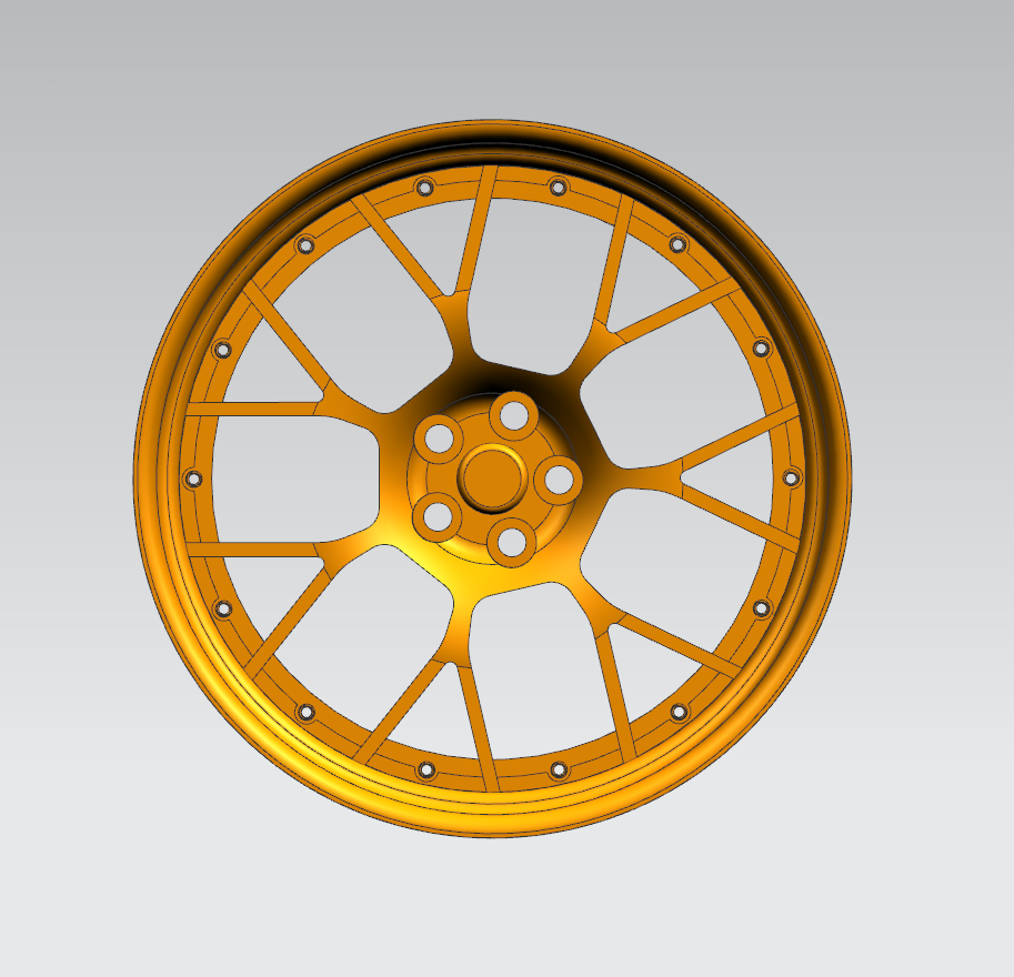 Miniatura 3 do modelo 3D 轮毂耳机支架