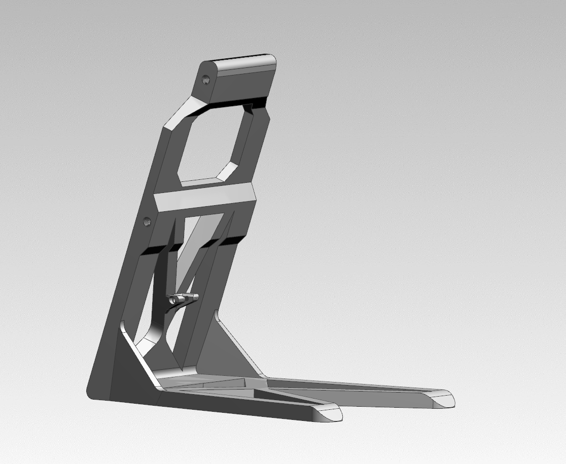 Miniatura 4 do modelo 3D 轮毂耳机支架