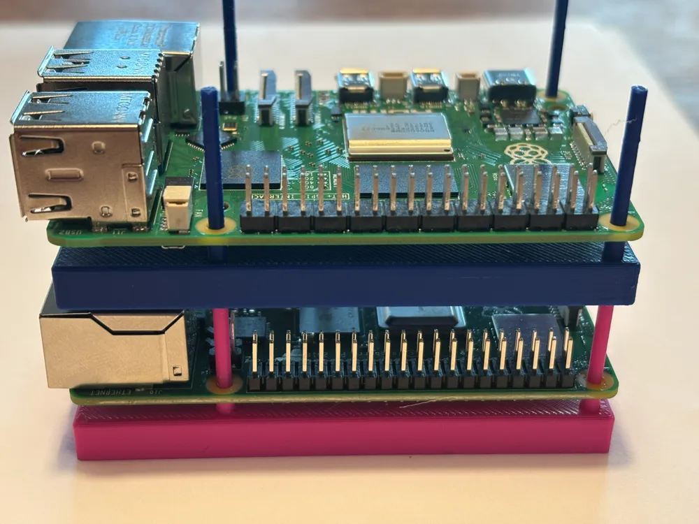 Raspberry Pi 4/5 stackable Base - Free 3D Print Model - MakerWorld