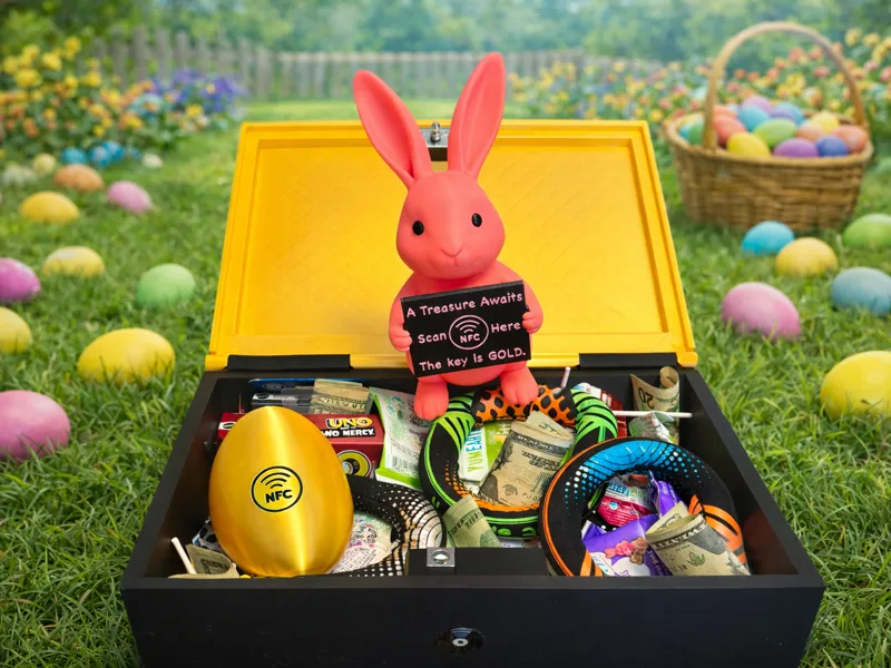 NFC Treasure Box Easter Hunt