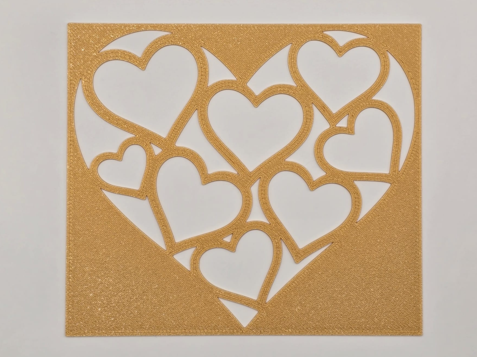 Heart Love Valentine Stencil Template Craft DIY