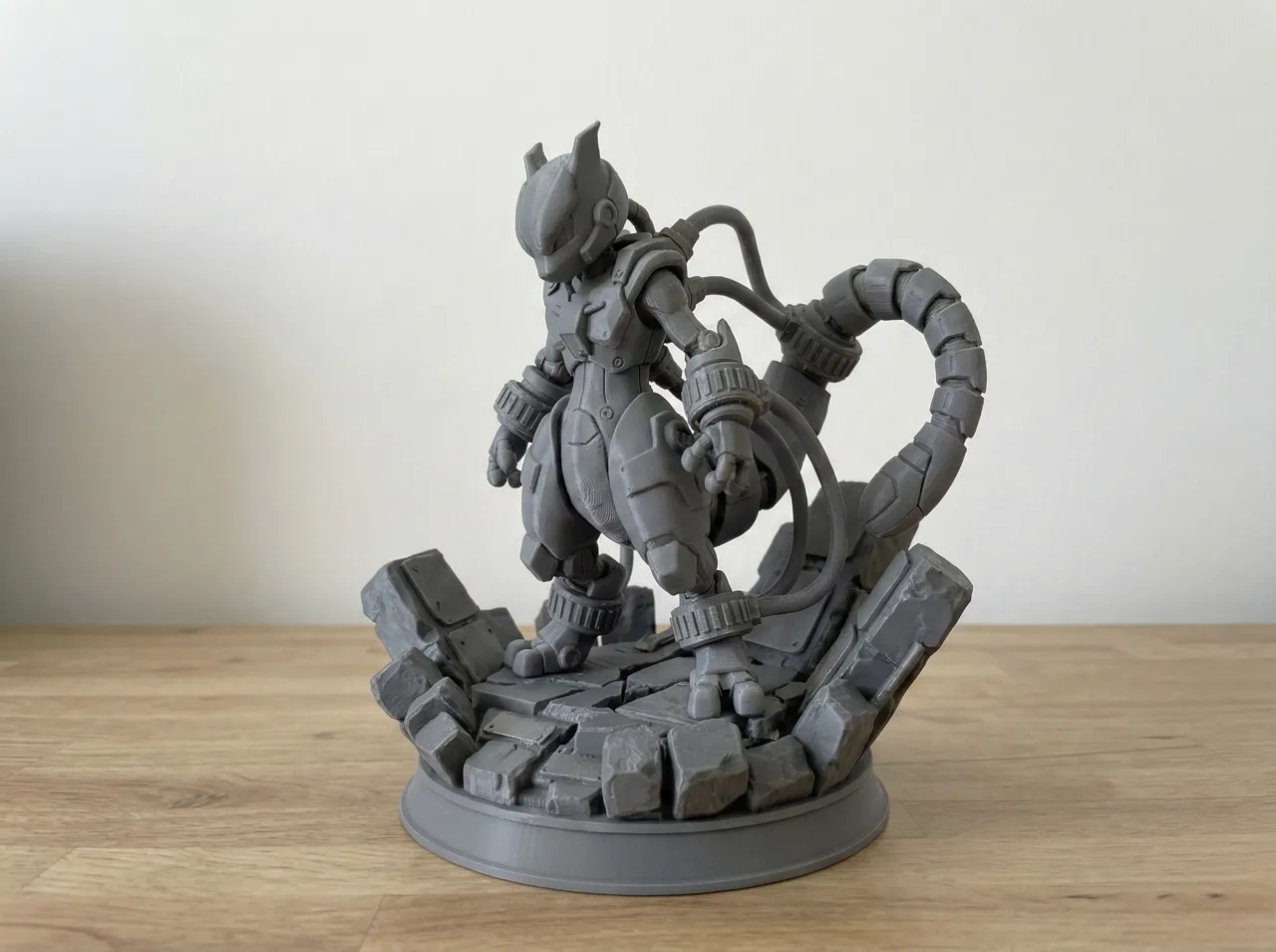 Armored Mewtwo Diorama view 2