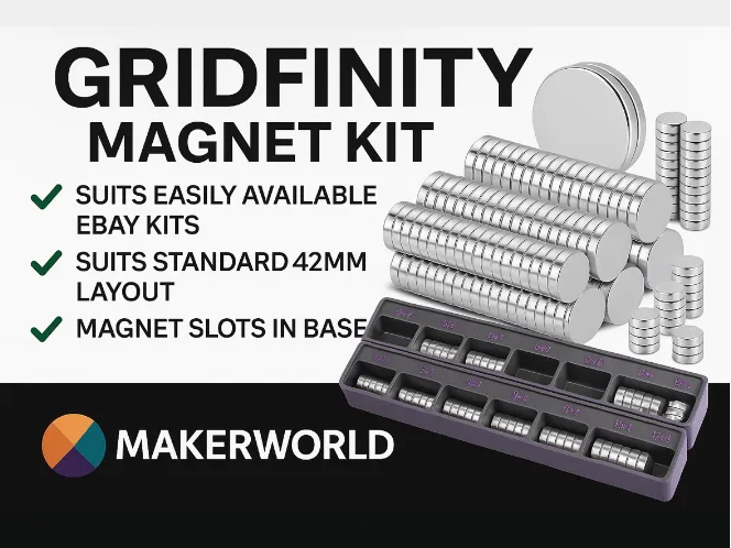 Gridfinity Set - Assorted Magnet Kit