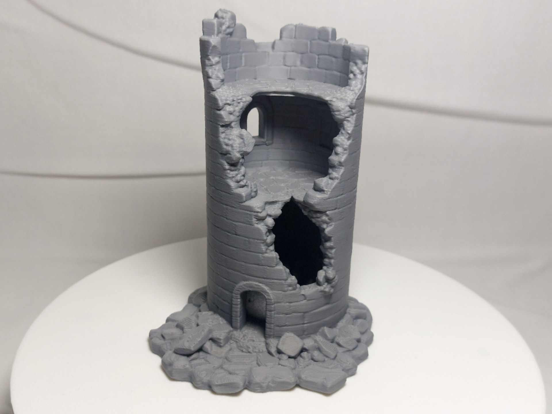 Ruined Stone Tower – Fantasy Terrain
