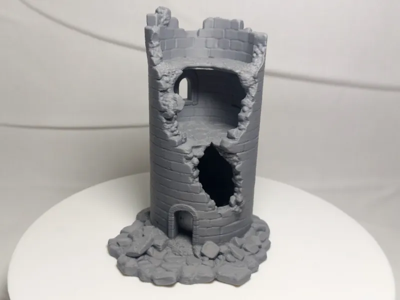 Ruined Stone Tower – Fantasy Terrain