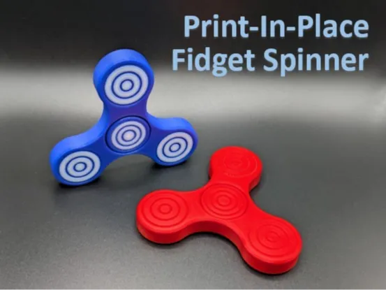 Classic Print In Place Fidget Spinner