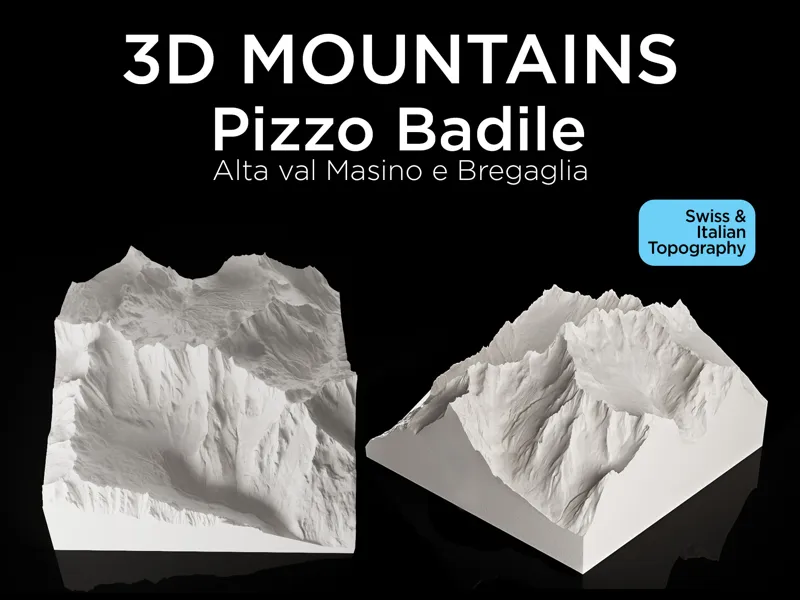 Pizzo Badile - Modello Topografico