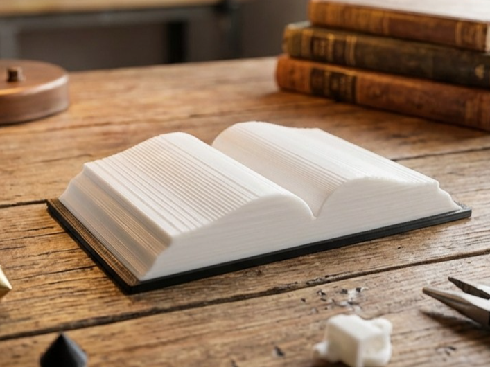 Decorative Open Book – Resizable to your needs