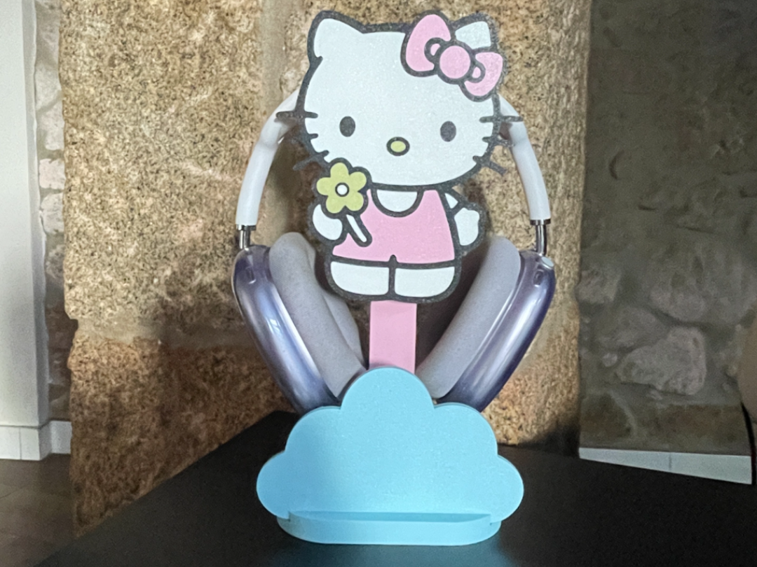 Headphones stand Hello Kitty Flower