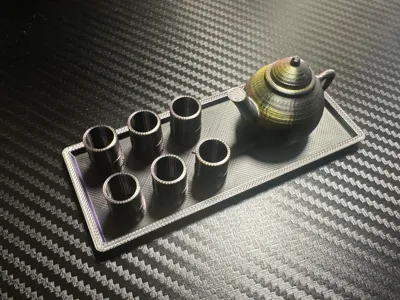 Small tea set model (only 21g required)
