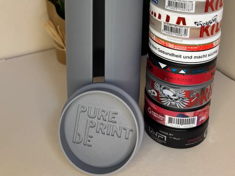 Snus Holder for 8+1 cans