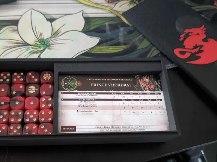 AOS Card and dice holder for SBGL