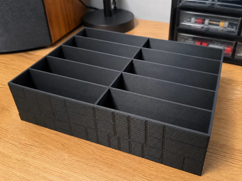 Universal 10 Slot Desk Organizer Bin Storage Rack